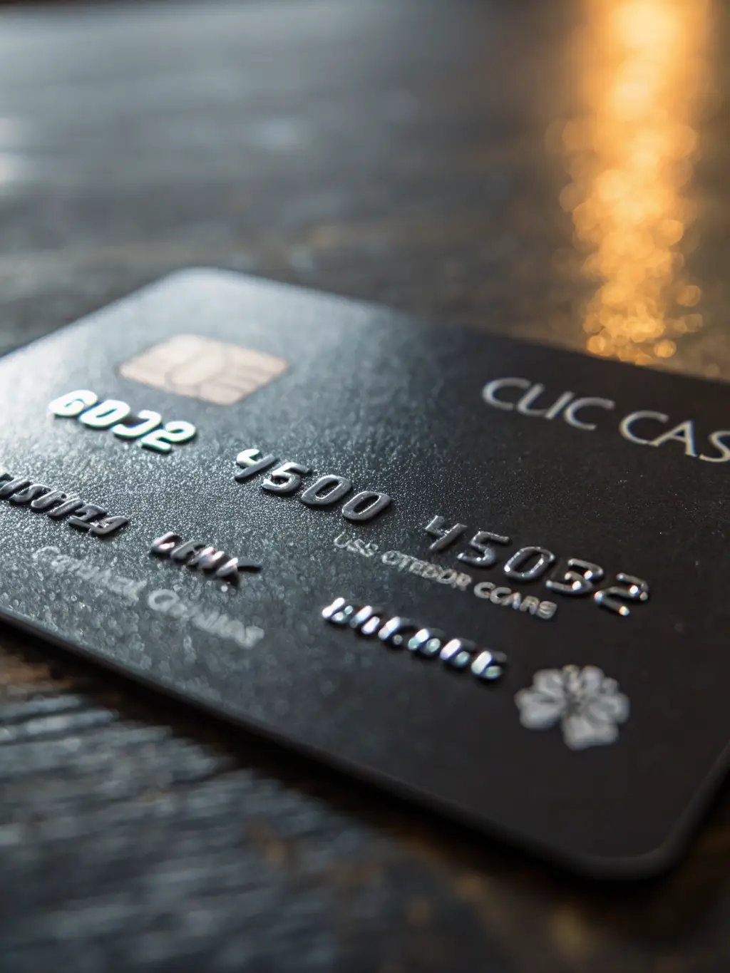 Image of a business card with a spot UV finish, highlighting specific elements of the design and adding a glossy effect, ideal for showcasing Summit's finishing options.