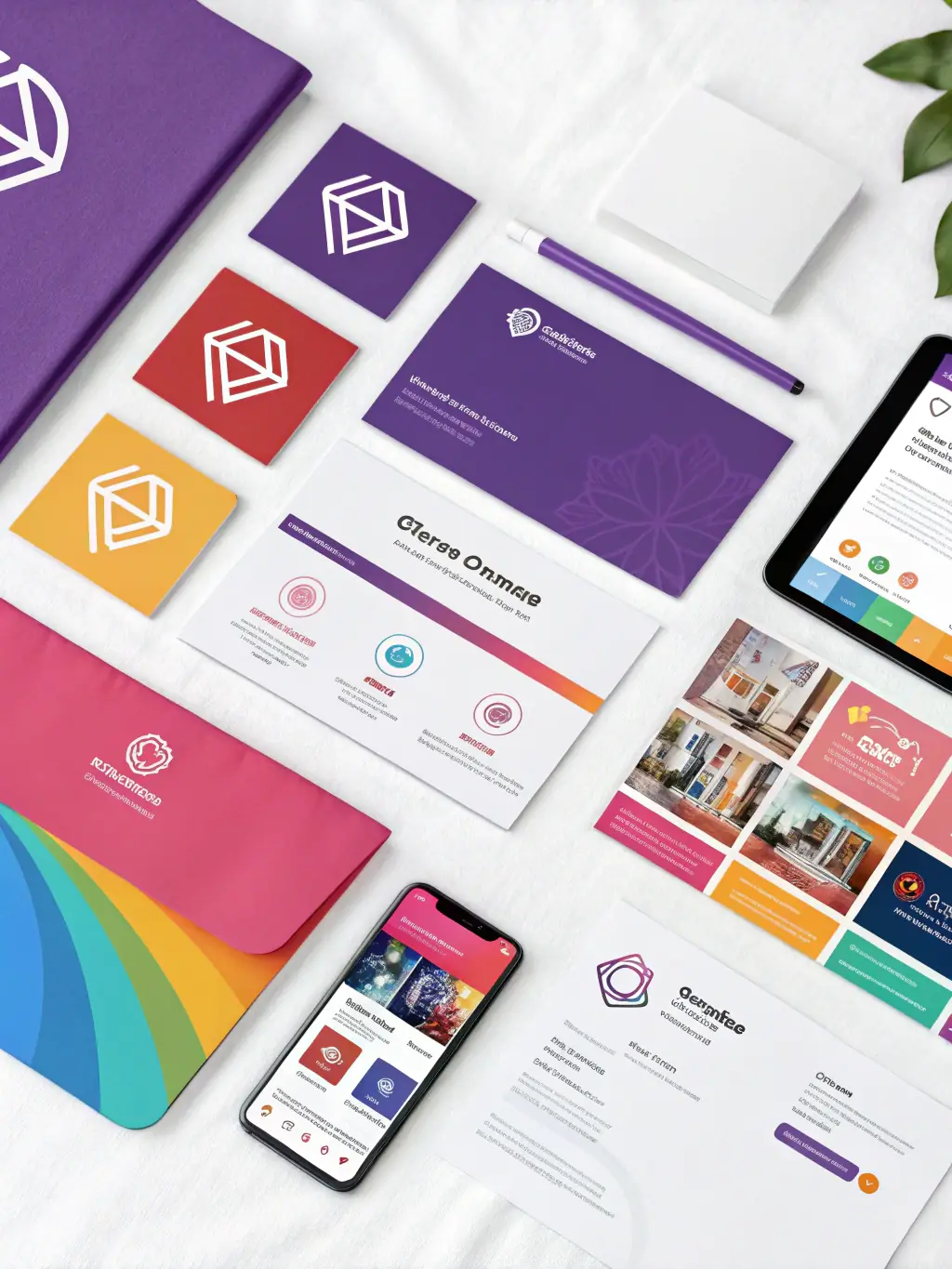 A collage of uniquely designed business cards, each showcasing different styles, layouts, and creative elements, representing the diverse design options available at Summit Business Cards.